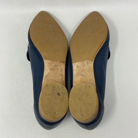 Equitare Blue Leather Pointed Toe Flats, Women’s Size 40 - Picture 11 of 14